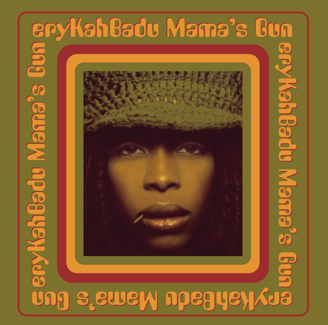 Erykah Badu Mama's Gun vinyl record at Blackmoon Listening Bar Beijing